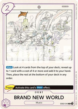 BRAND NEW WORLD - EB02-040 - Rare