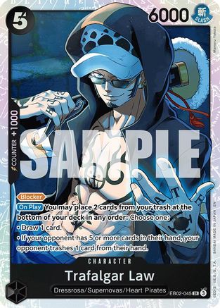 Trafalgar Law - EB02-045 - Super Rare