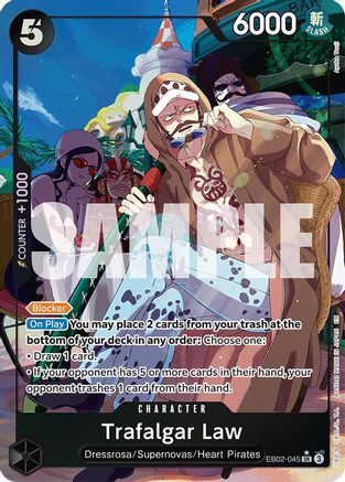 Trafalgar Law (Alternate Art) - EB02-045 - Super Rare