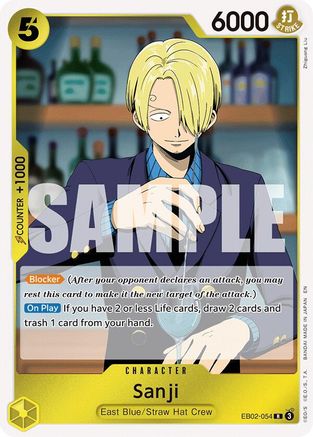Sanji - EB02-054 - Rare