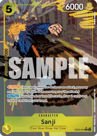 Sanji (Alternate Art) - EB02-054 - Rare