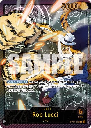 Rob Lucci (SPR) - OP07-079 - Leader