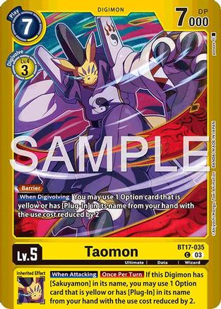 Taomon - BT17-035
