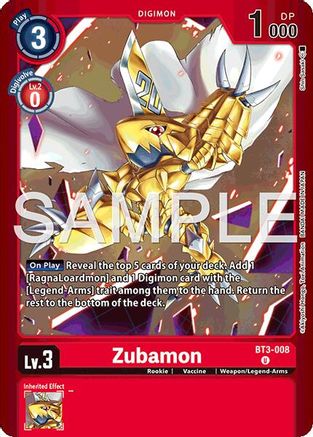 Zubamon - BT3-008