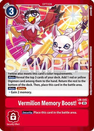 Vermillion Memory Boost! - LM-045