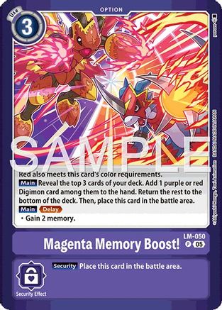 Magenta Memory Boost! - LM-050