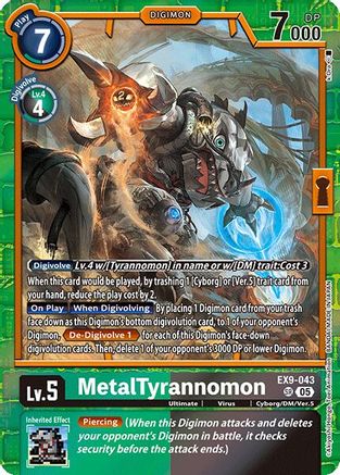 MetalTyrannomon - EX9-043