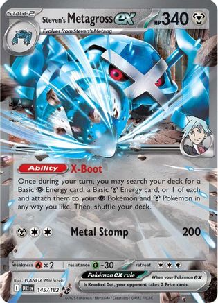 Steven's Metagross ex - 145 - Double Rare