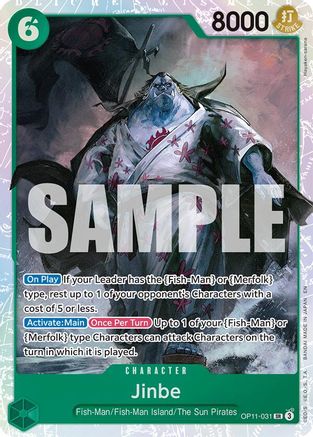 Jinbe (031) - OP11-031 - Super Rare