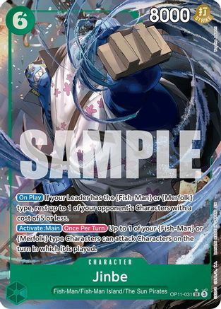 Jinbe (031) (Alternate Art) - OP11-031 - Super Rare