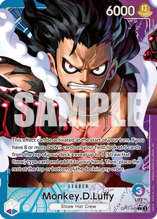 Monkey.D.Luffy (040) (Alternate Art) - OP11-040 - Leader