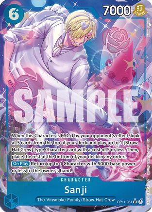 Sanji (Alternate Art) - OP11-051 - Super Rare