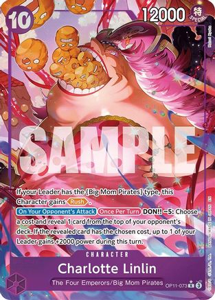 Charlotte Linlin (Alternate Art) - OP11-073 - Rare