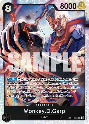 Monkey.D.Garp - OP11-095 - Super Rare