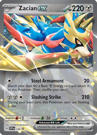 Zacian ex - 198 - Promo - Holofoil
