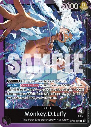 Monkey.D.Luffy (OP09-061) - OP09-061 - Leader