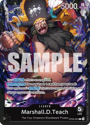 Marshall.D.Teach (OP09-081) - OP09-081 - Leader