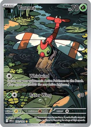 Yanma - 183/182 - Illustration Rare