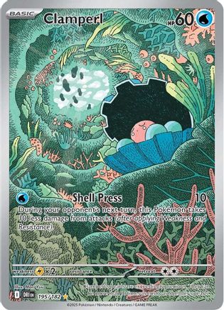 Clamperl - 195/182 - Illustration Rare