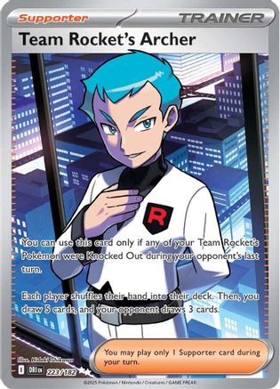 Team Rocket's Archer - 223/182 - Ultra Rare