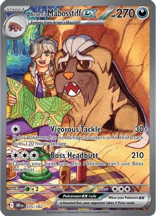 Arven's Mabosstiff ex - 235/182 - Special Illustration Rare