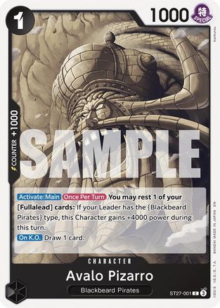 Avalo Pizarro - ST27-001 - Common