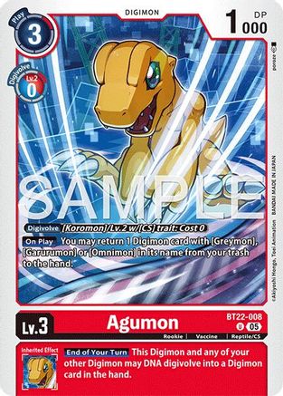 Agumon - BT22-008