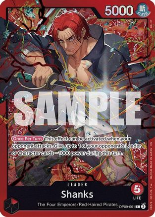 Shanks (OP09-001) - OP09-001 - Leader