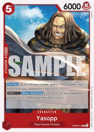 Yasopp (Reprint) - OP09-013 - Rare