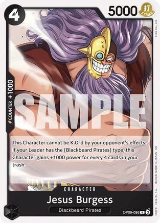 Jesus Burgess (Reprint) - OP09-086 - Rare