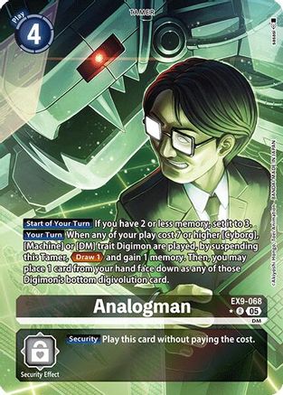 Analogman (Alternate Art) - EX9-068