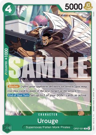 Urouge (Reprint) - OP07-021 - Rare