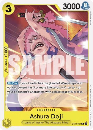 Ashura Doji - ST28-001 - Common