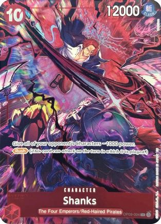 Shanks (004) (English Version 2nd Anniversary Set) - OP09-004 - Super Rare