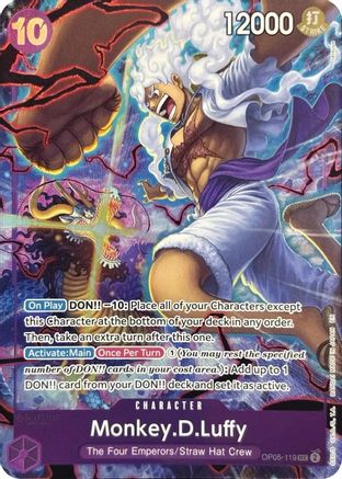 Monkey.D.Luffy (119) (English Version 2nd Anniversary Set) - OP05-119 - Secret Rare