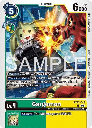 Gargomon - BT22-046