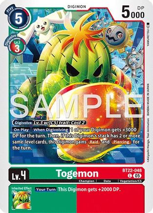 Togemon - BT22-048
