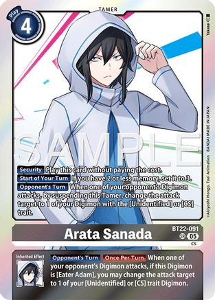 Arata Sanada - BT22-091