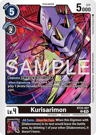 Kurisarimon - BT22-057