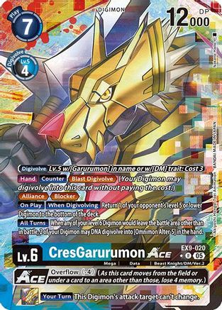 CresGarurumon ACE (Alternate Art) - EX9-020