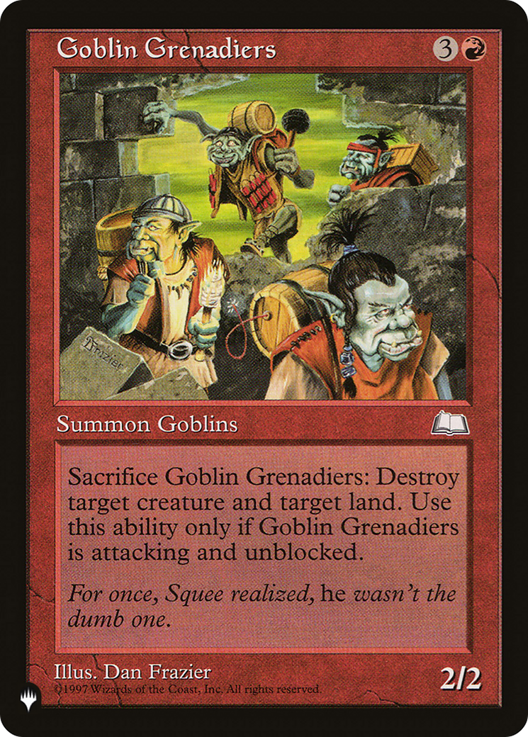 Goblin Grenadiers [The List Reprints]