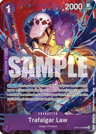 Trafalgar Law (Beginners Deck Party [ST-23] - [ST-28] Winner Pack) - OP09-069 - Rare