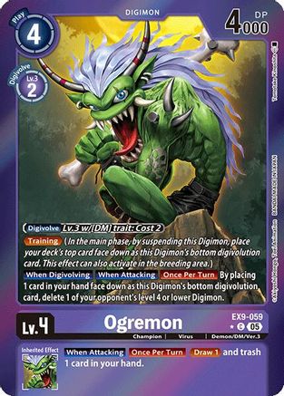 Ogremon (Limited Foil) - EX9-059