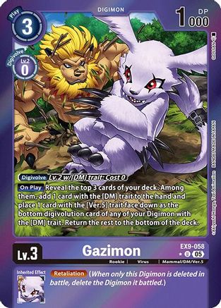 Gazimon (Limited Foil) - EX9-058