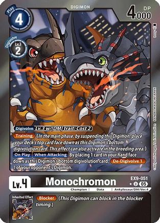 Monochromon (Limited Foil) - EX9-051