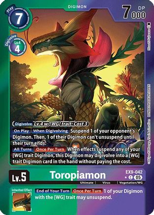 Toropiamon (Limited Foil) - EX9-042