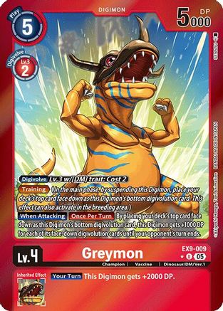 Greymon (Limited Foil) - EX9-009