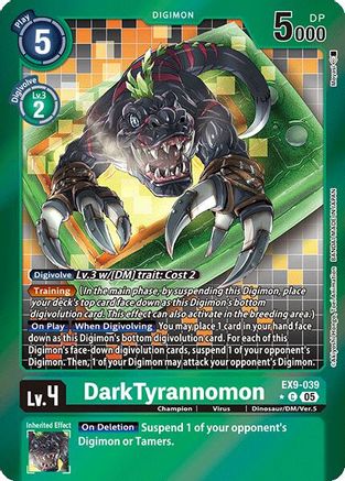 DarkTyrannomon (Limited Foil) - EX9-039