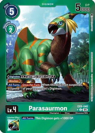 Parasaurmon (Limited Foil) - EX9-040