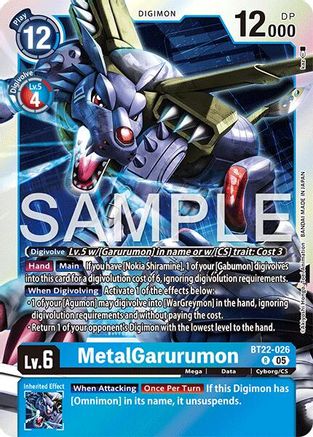 MetalGarurumon - BT22-026